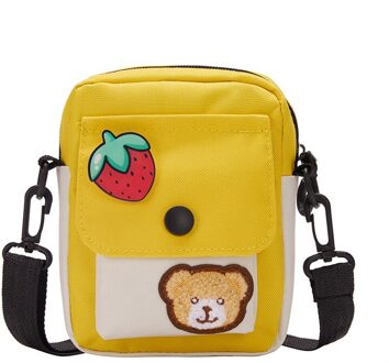 Meisje Beer Schoudertas Vrouwelijke Zomer En Herfst Mobiele Telefoon Tas Vrouwen Kleine Tas 01