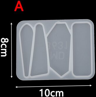 Meisje Mode Schattige Haar Pin Mold Uv Hars Mallen Diy Geometrische Haarspeld Mallen Handwerk Silicone Mold Resin Sieraden Mallen Hairpin Mold A