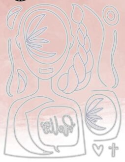 Meisje Transparante Clear Postzegels En Stansmessen Voor Diy Scrapbooking/Card Making/Kids Kerst Fun Decoratie Benodigdheden snijdend dies