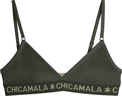 Meisjes 1-pack Triangle Top Effen Killerp