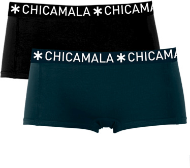 Meisjes 2-pack Boxershorts Effen