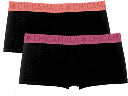 Meisjes 2-pack Boxershorts Effen