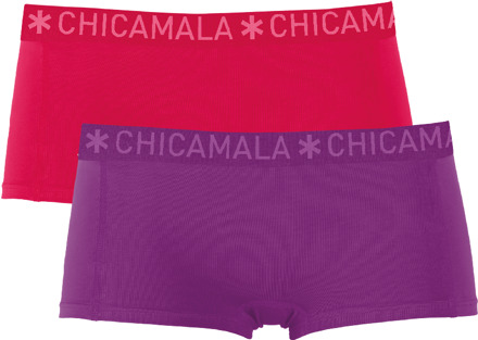 Meisjes 2-pack Boxershorts Effen