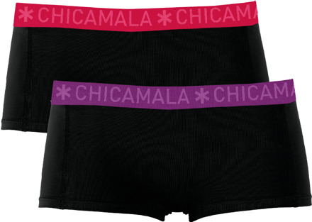 Meisjes 2-pack Boxershorts Effen