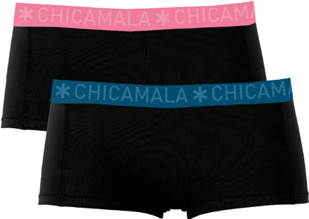 Meisjes 2-pack Boxershorts Effen