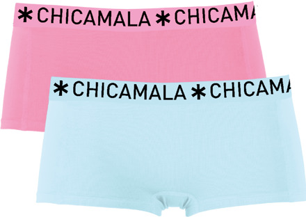 Meisjes 2-pack Boxershorts Effen