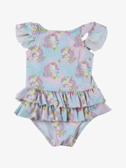 Meisjes badpak girls faves Veelkleurig - 110/116