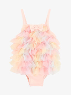 Meisjes badpak minnow rainbow Roze - 68/80