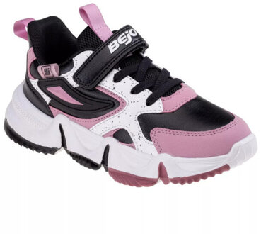 Meisjes baglen trainers Zwart - 31,5