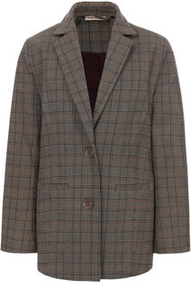 Meisjes blazer - Geruit - Maat 164