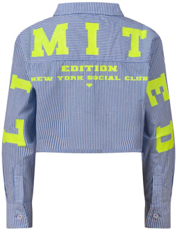 meisjes blouse Blauw - 164-170