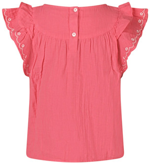meisjes blouse Koraal - 104-110