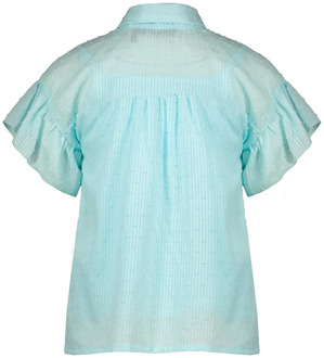 meisjes blouse N203-5103/131 blauw - 104