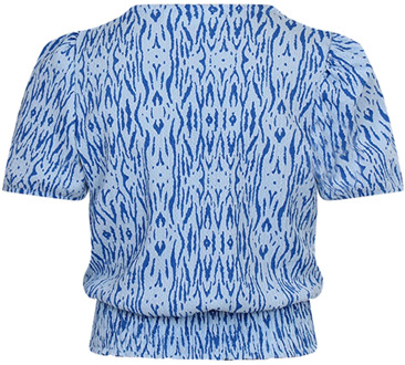 meisjes blouse Pastel blue - 128-134