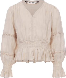 Meisjes blouse top - Bisquit - Maat 128