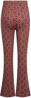 meisjes broek Donker rood - 128-134