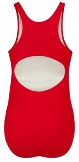 Meisjes darla ééndelig badpak - maat 146 Rood