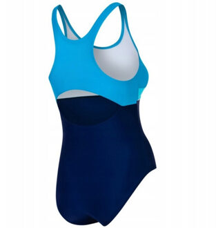 Meisjes emily ééndelig badpak - maat 146 Blauw