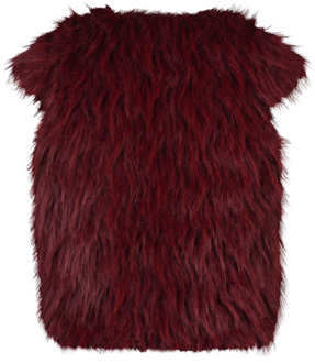 meisjes gilet Donker rood - 104-110