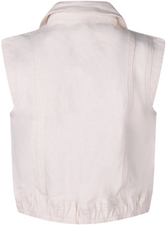 meisjes gilet Ecru - 176