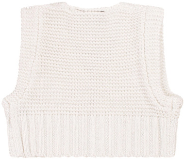meisjes gilet Ecru - 92
