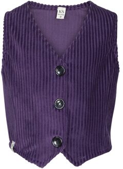 Meisjes gilet - Lindy - Paars - Maat 146/152