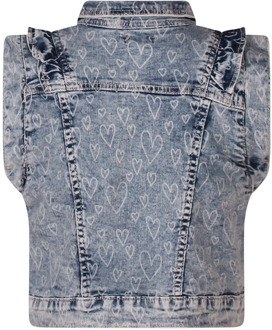 meisjes gilet Medium denim - 104-110