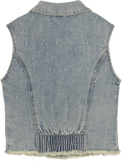 meisjes gilet Medium denim - 110