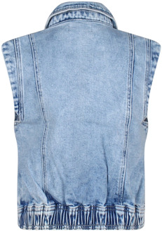 meisjes gilet Medium denim - 164-170