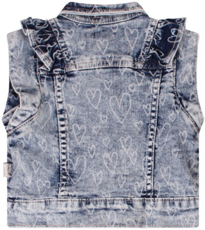 meisjes gilet Medium denim - 80