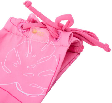 Meisjes hali philodendron blad bikini set Roze - 134