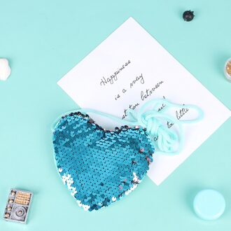 Meisjes Hart Portemonnee Tas Schattige Pailletten Kleine Tote Mode Handtas Purse Kids Rekwisieten GN