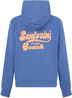 meisjes hoodie Blauw - 176