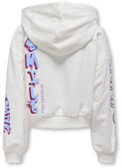 meisjes hoodie Ecru - 122-128