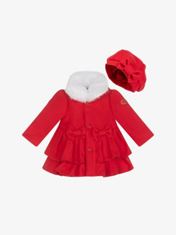Meisjes jas baret harper red Rood - 86
