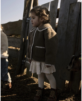 meisjes jas Bruin - 122-128