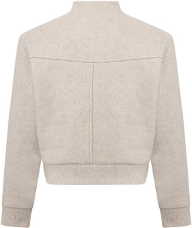 meisjes jas Taupe melee - 176