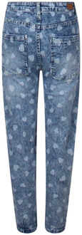 meisjes jeans Bleached denim - 104-110
