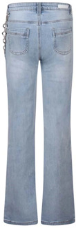 meisjes jeans Bleached denim - 146
