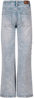 meisjes jeans Bleached denim - 164