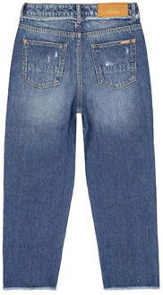 meisjes jeans Dark denim - 140