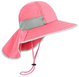 Meisjes Jongens Mode Strand Zonnehoed Brede Rand Emmer Cap Kinderen Ongedwongen Outdoor Reizen Camping Vissen Zon Hoeden Uv Bescherming MR