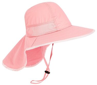 Meisjes Jongens Mode Strand Zonnehoed Brede Rand Emmer Cap Kinderen Ongedwongen Outdoor Reizen Camping Vissen Zon Hoeden Uv Bescherming