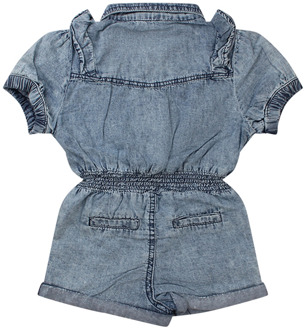 meisjes jumpsuit Bleached denim - 86