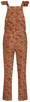 meisjes jumpsuit Zand - 104-110