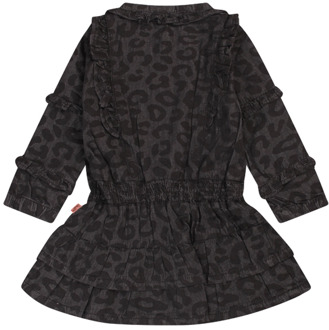 meisjes jurk Black denim - 86