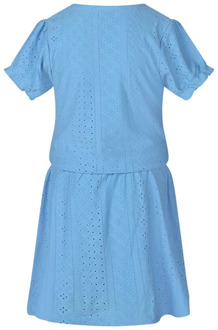meisjes jurk Blauw - 104-110
