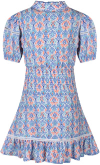 meisjes jurk Blauw - 152-158