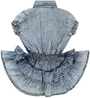 meisjes jurk Bleached denim - 80