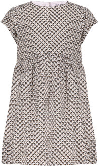 Meisjes jurk - Bonobo - Print beach blush/cool bruin/wit - Maat 98